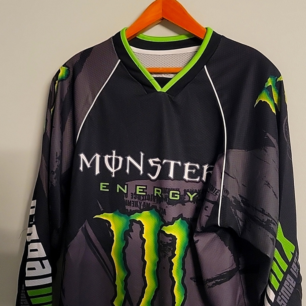 Vintage Monster Energy Biking Shirt